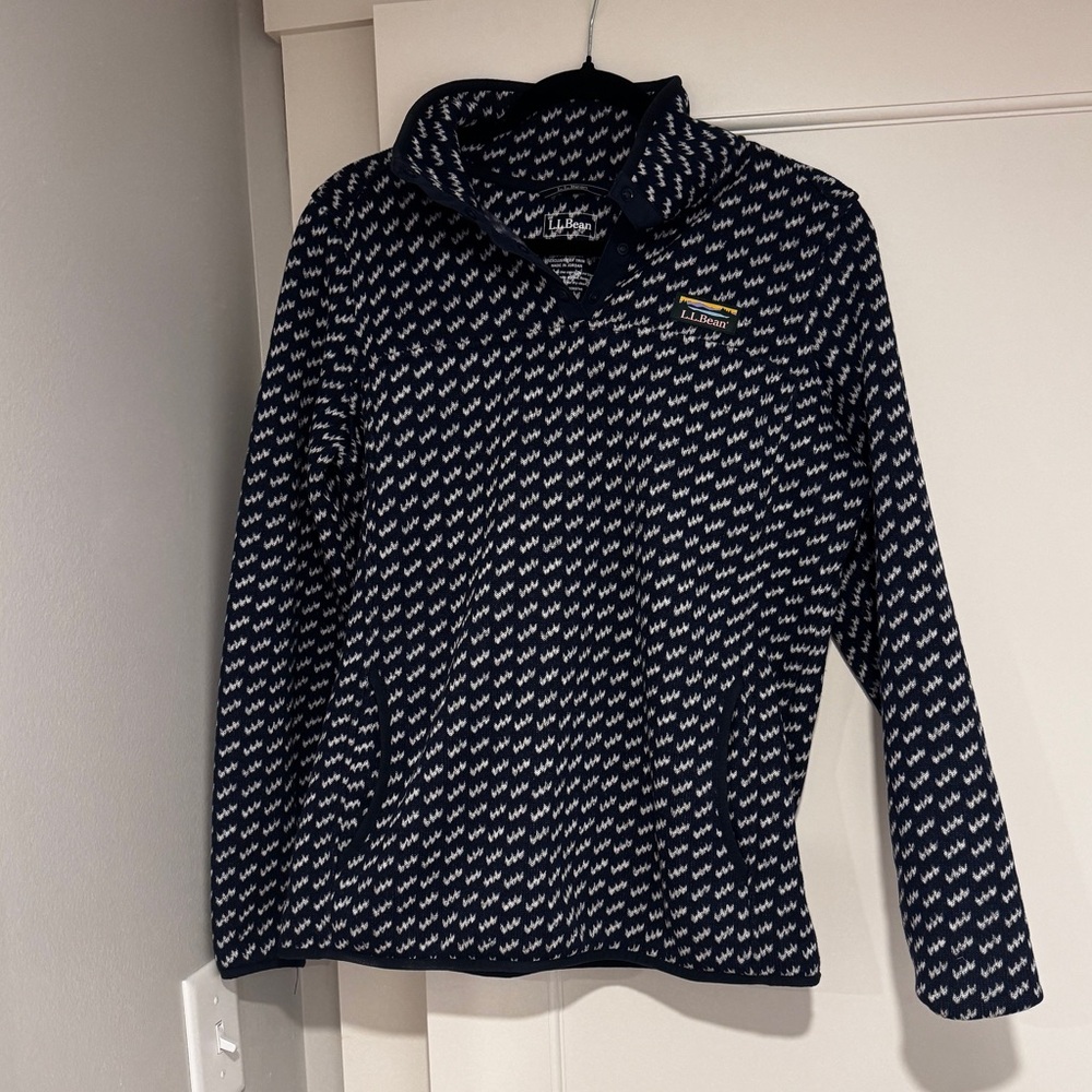 L.L. Bean quarter button up